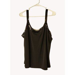 Soft By Avenue Top Womens 18 Sequin Camisole Party Holidays